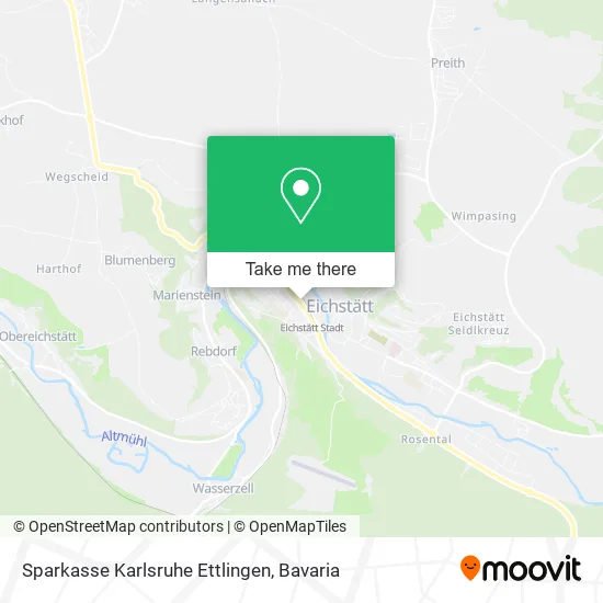 Карта Sparkasse Karlsruhe Ettlingen