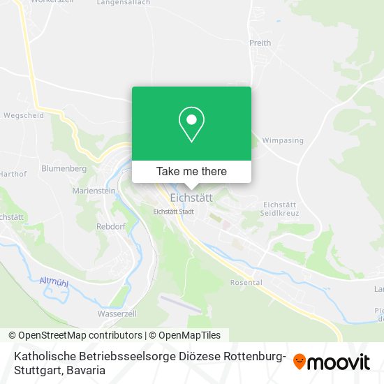 Katholische Betriebsseelsorge Diözese Rottenburg-Stuttgart map