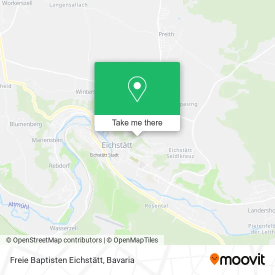 Карта Freie Baptisten Eichstätt