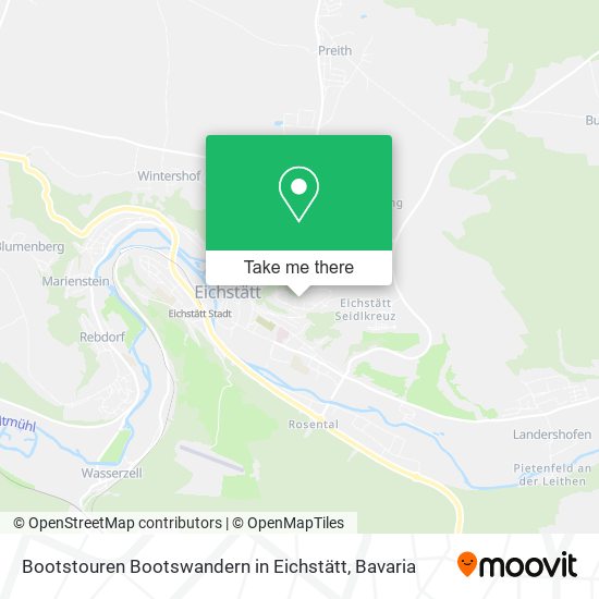 Bootstouren Bootswandern in Eichstätt map