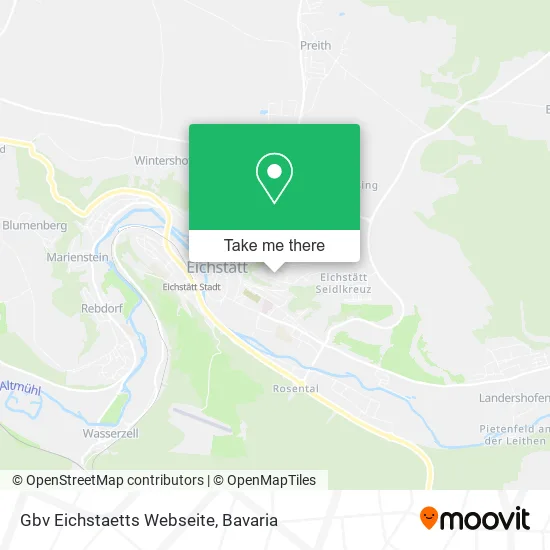 Карта Gbv Eichstaetts Webseite