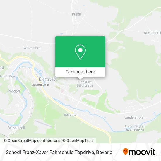 Карта Schödl Franz-Xaver Fahrschule Topdrive