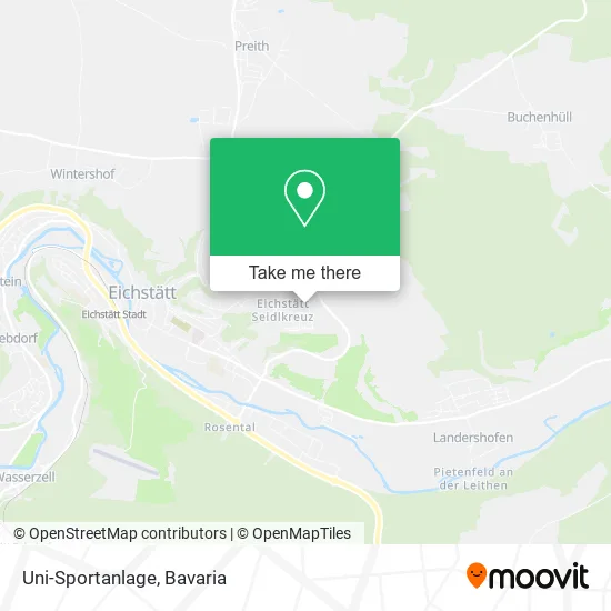 Карта Uni-Sportanlage