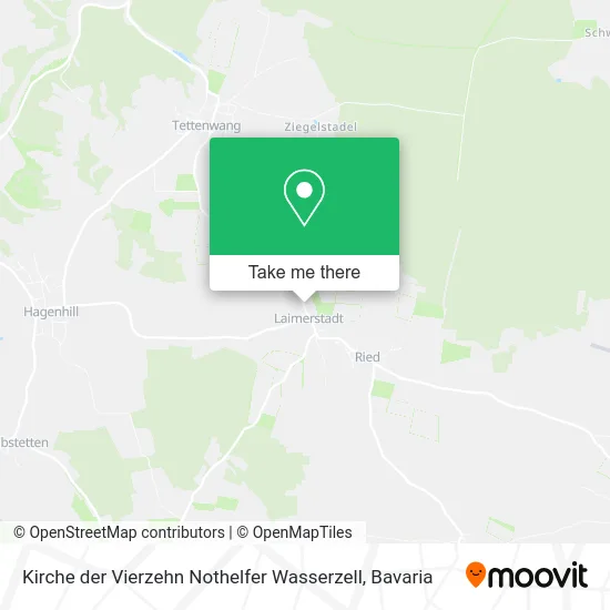 Карта Kirche der Vierzehn Nothelfer Wasserzell