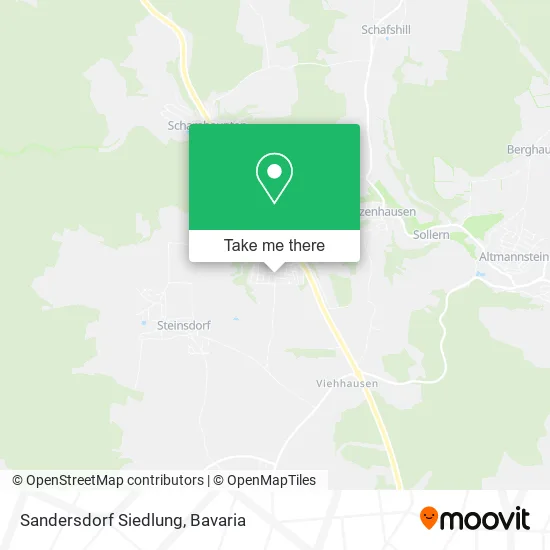 Карта Sandersdorf Siedlung