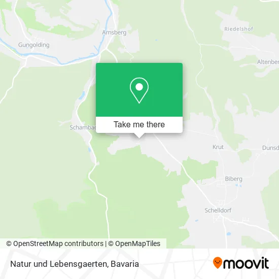 Карта Natur und Lebensgaerten
