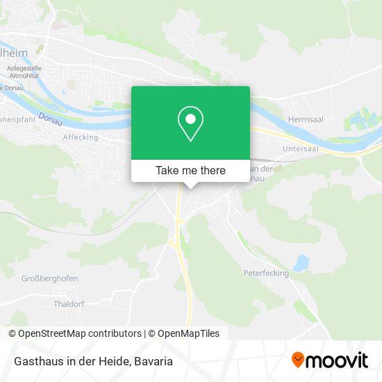 Карта Gasthaus in der Heide