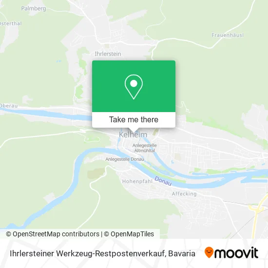 Карта Ihrlersteiner Werkzeug-Restpostenverkauf