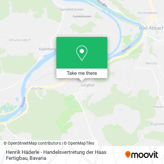 Henrik Häderle - Handelsvertretung der Haas Fertigbau map