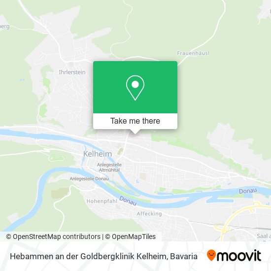 Hebammen an der Goldbergklinik Kelheim map