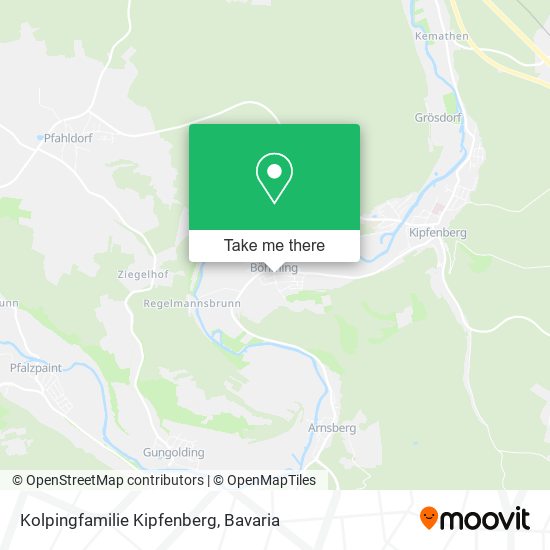 Kolpingfamilie Kipfenberg map