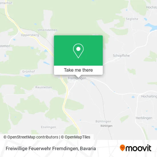 Карта Freiwillige Feuerwehr Fremdingen