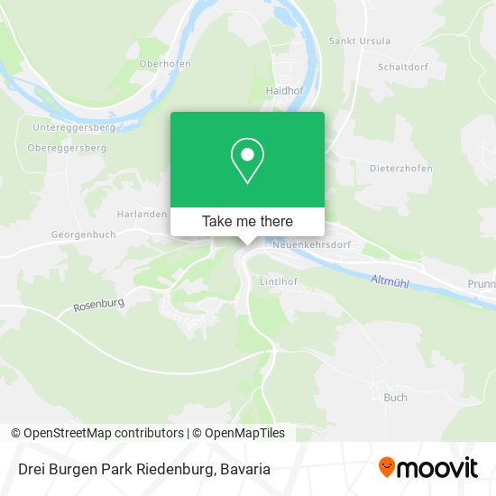 Drei Burgen Park Riedenburg map