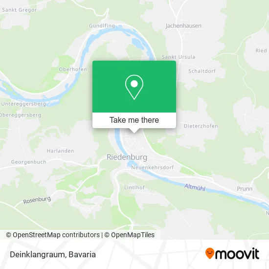 Карта Deinklangraum