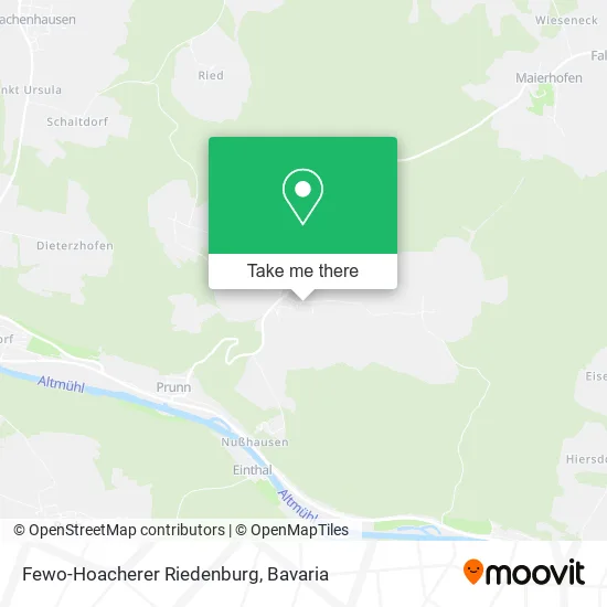 Карта Fewo-Hoacherer Riedenburg