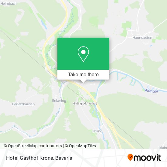 Hotel Gasthof Krone map