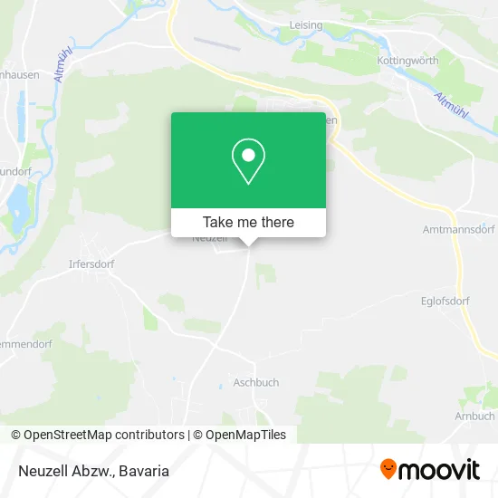 Карта Neuzell Abzw.