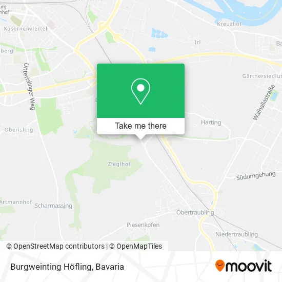 Карта Burgweinting Höfling