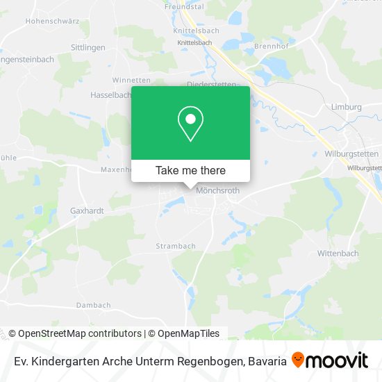 Ev. Kindergarten Arche Unterm Regenbogen map