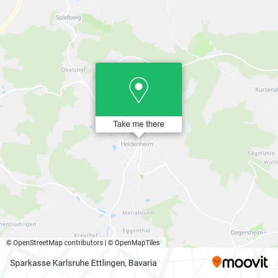 Sparkasse Karlsruhe Ettlingen map