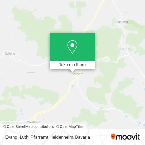 Карта Evang.-Luth. Pfarramt Heidenheim