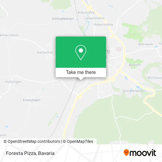 Карта Foresta Pizza