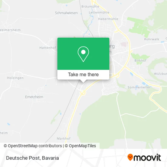 Карта Deutsche Post