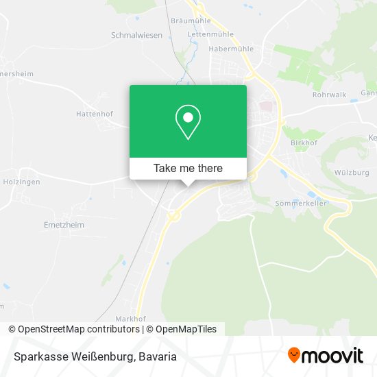 Sparkasse Weißenburg map