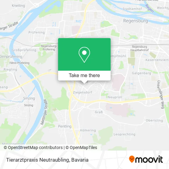 Карта Tierarztpraxis Neutraubling