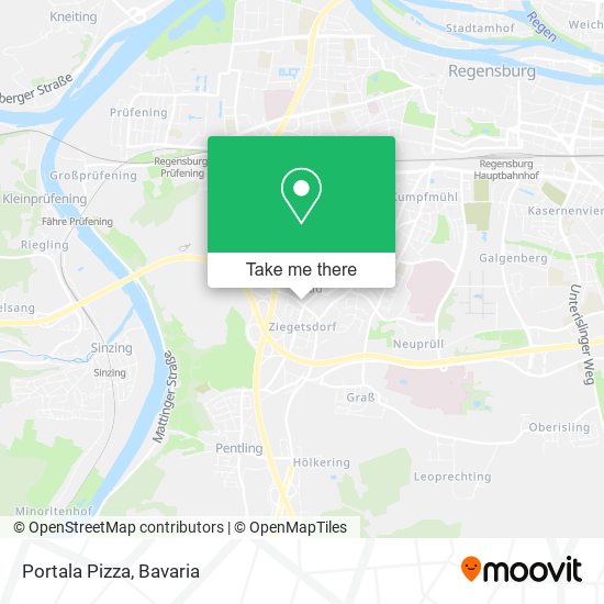 Portala Pizza map