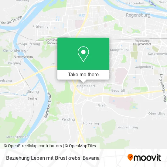 Карта Beziehung Leben mit Brustkrebs