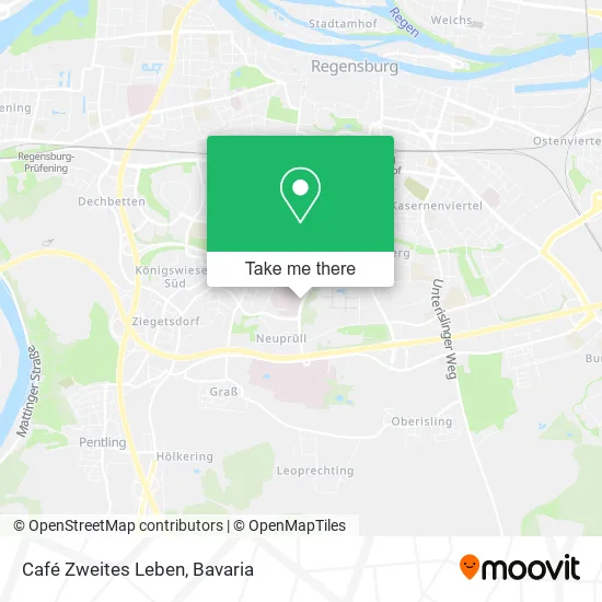 Карта Café Zweites Leben