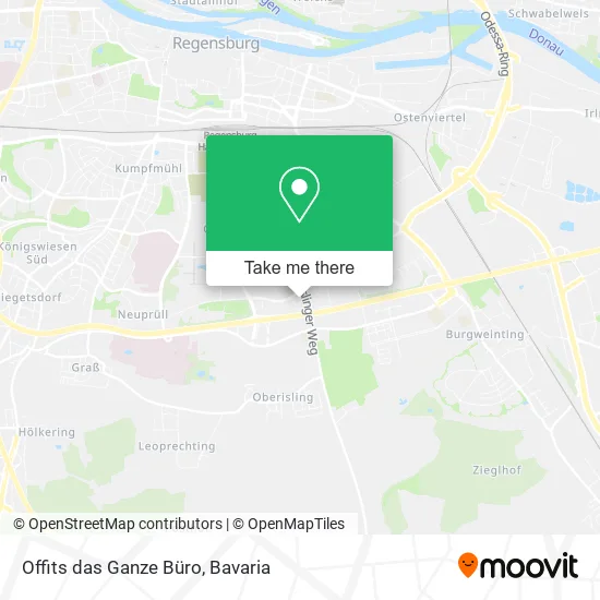 Карта Offits das Ganze Büro