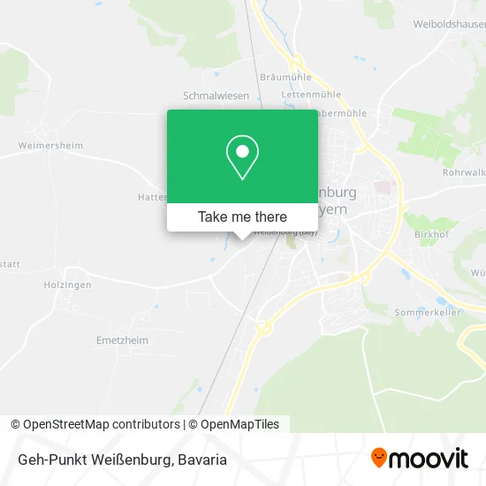 Карта Geh-Punkt Weißenburg