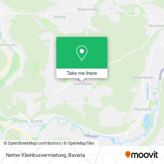 Netter Kleinbusvermietung map