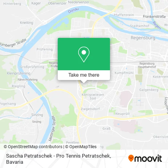 Карта Sascha Petratschek - Pro Tennis Petratschek