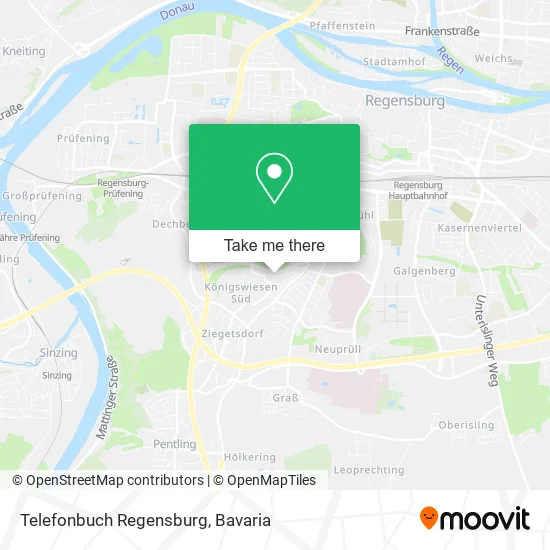 Карта Telefonbuch Regensburg