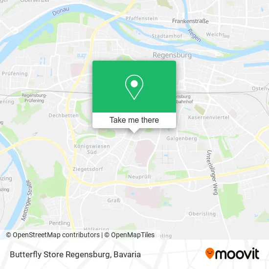 Карта Butterfly Store Regensburg