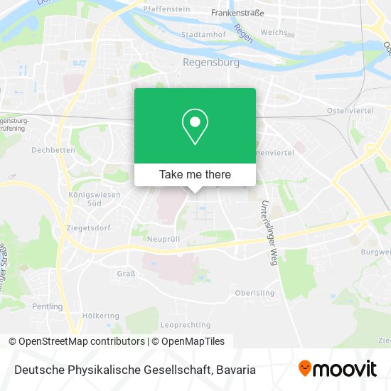 Deutsche Physikalische Gesellschaft map