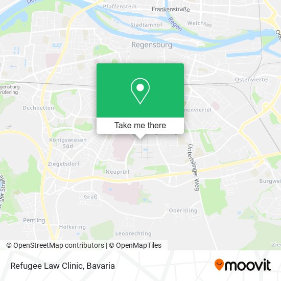 Refugee Law Clinic map