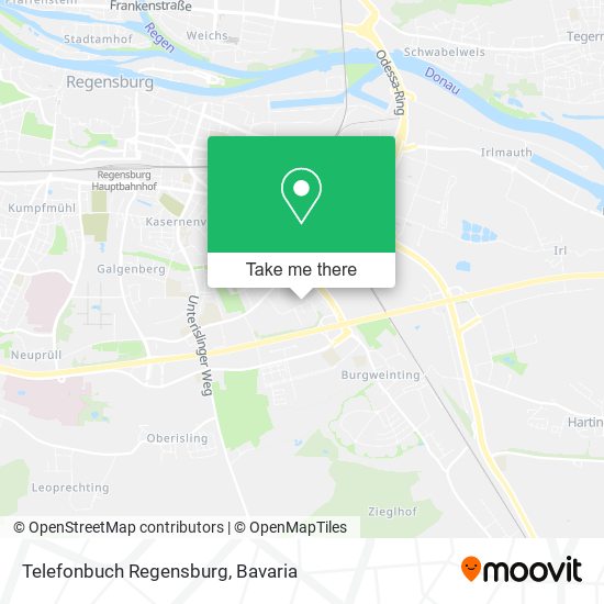 Карта Telefonbuch Regensburg