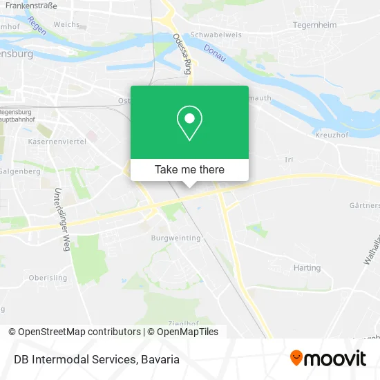 Карта DB Intermodal Services