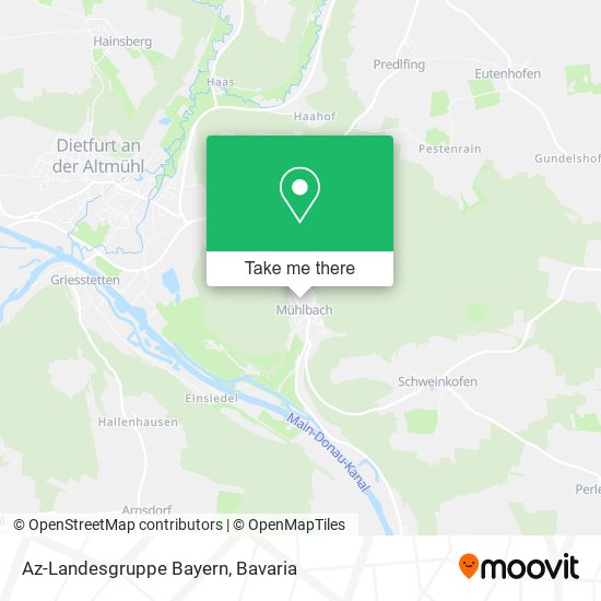 Az-Landesgruppe Bayern map