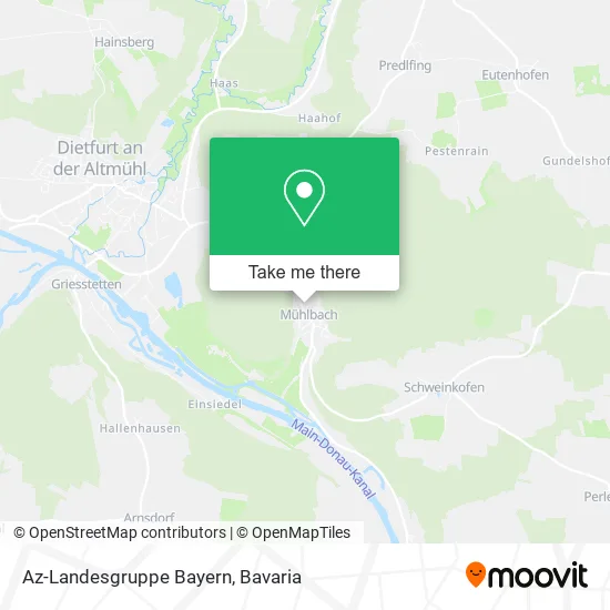 Карта Az-Landesgruppe Bayern