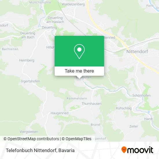 Карта Telefonbuch Nittendorf