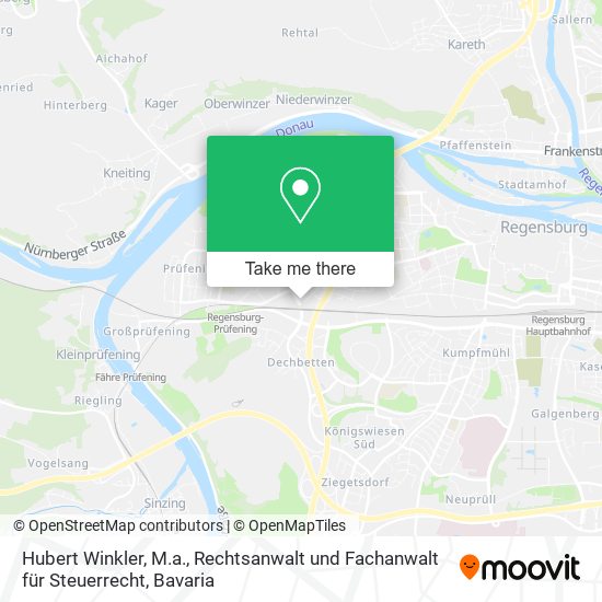 Hubert Winkler, M.a., Rechtsanwalt und Fachanwalt für Steuerrecht map