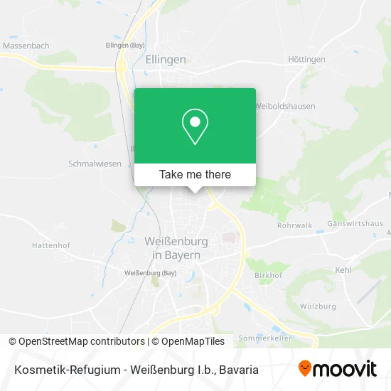 Карта Kosmetik-Refugium - Weißenburg I.b.