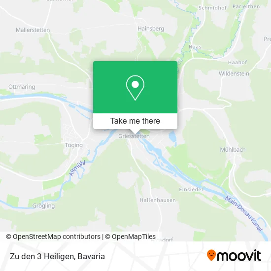 Карта Zu den 3 Heiligen