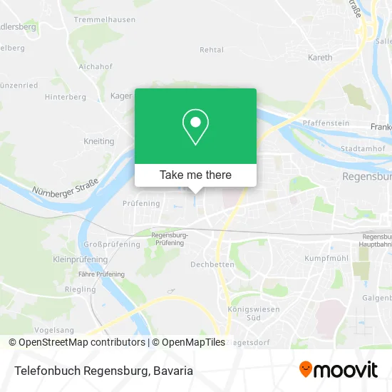 Карта Telefonbuch Regensburg