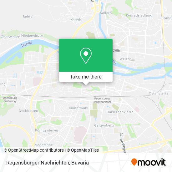 Regensburger Nachrichten map